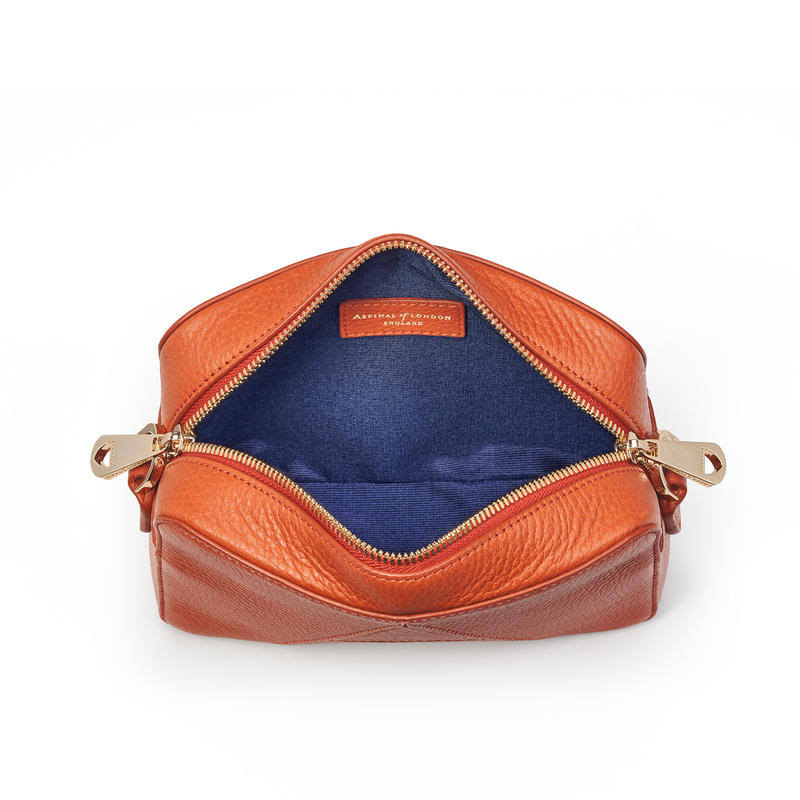 Aspinal of London | Camera A Bag Marmalade Pebble | Brown
