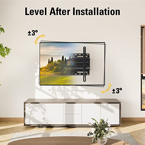 Mounting Dream TV Wall Mount for 32-65 Inch TV, TV Mount with Swivel and Tilt, Full Motion TV Bracket with Articulating Dual Arms, Fits 16inch Studs