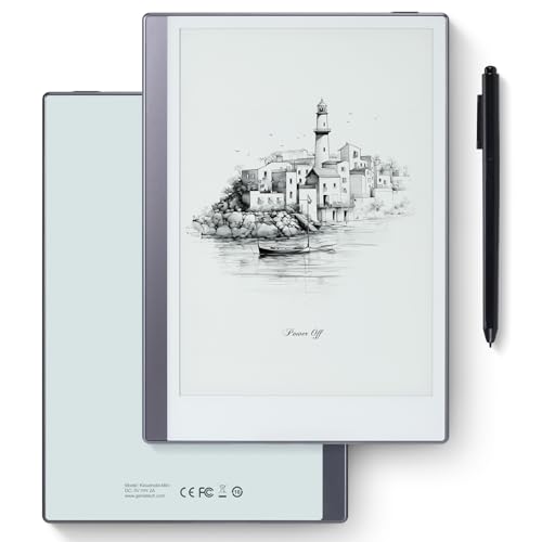 Android E-Ink ePaper Tablet, Paperwhite eBook Reader Digital Notebook for Note Taking, Drawing Paper White Graphics Notepad with Stylus and Case