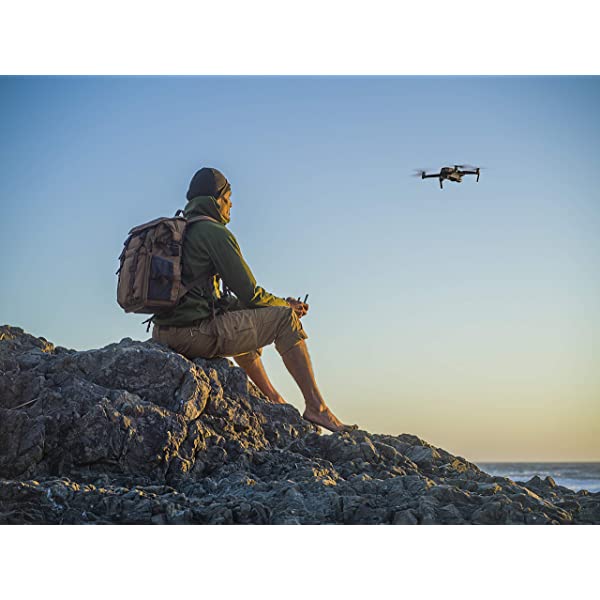 DJI Mavic 2 Pro - Drone Quadcopter UAV with Hasselblad Camera 3-Axis Gimbal HDR 4K Video Adjustable Aperture 20MP 1" CMOS Sensor, up to 48mph, Gray