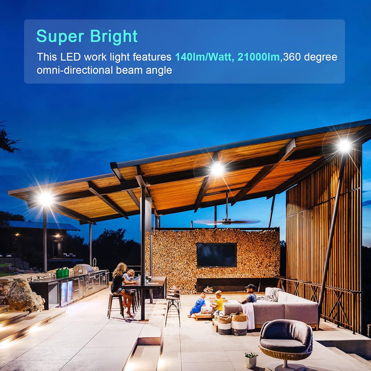 80W LED Temporary Work Light 11