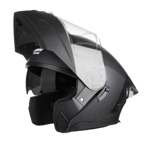 Modular Motorcycle Helmet with Flip-Up Design, DOT Approve with Extra Clear Visor, Full Face Motorcycle Helmets