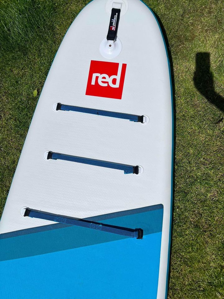Red Paddle Co 10&rsquo;6 Ride Inflatable Stand Up Paddle Board Package, Blue