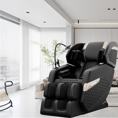 2025 Massage Chair Full Body, Zero Gravity Shiatsu Massage Chair Recliner, Heating, Foot Massage, Auto Modes, Bluetooth Speaker
