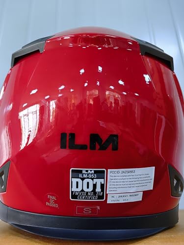 ILM Bluetooth Integrated Modular Flip up Full Face Motorcycle Helmet Sun Shield Mp3 Intercom Model 953/953 PRO