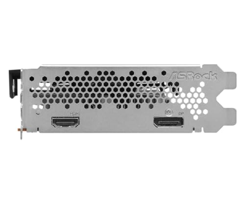 ASRock AMD Radeon RX 6400 Challenger ITX 4GB GDDR6 0dB Silent Cooling 16 Gbps Graphics Card 8K 64bit 7680 x 4320 HDMI DisplayPort PCI Express 4.0