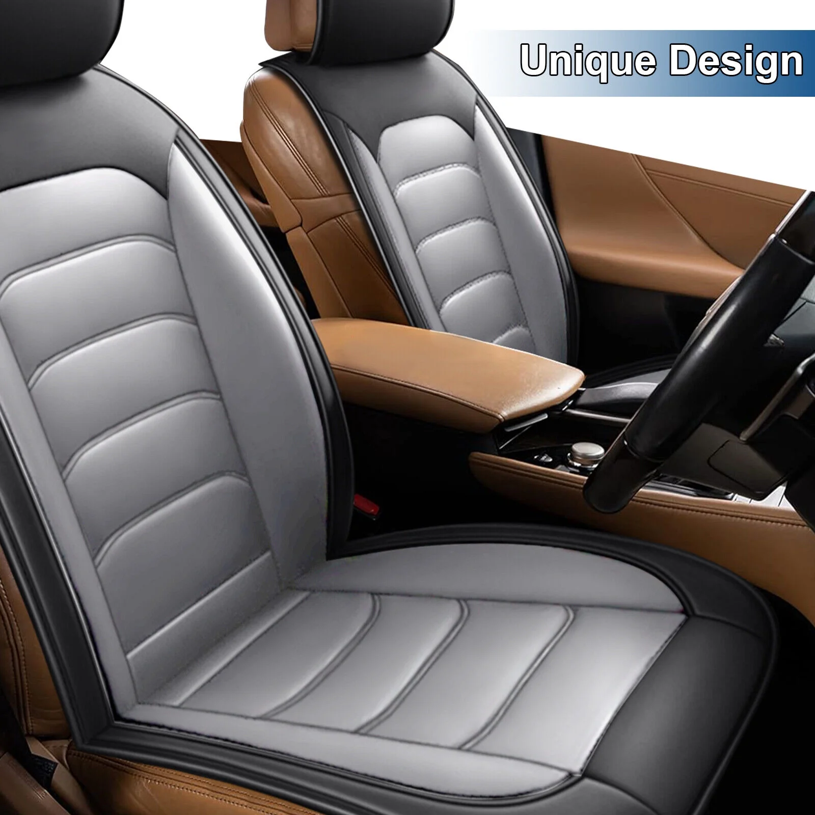 5 Seats For 2000-2024 Nissan Rogue Xterra Sentra Car Seat Cover Faux Leatherette Automotive Seat Covers Interior Accessories For Nissan Altima Sentra
