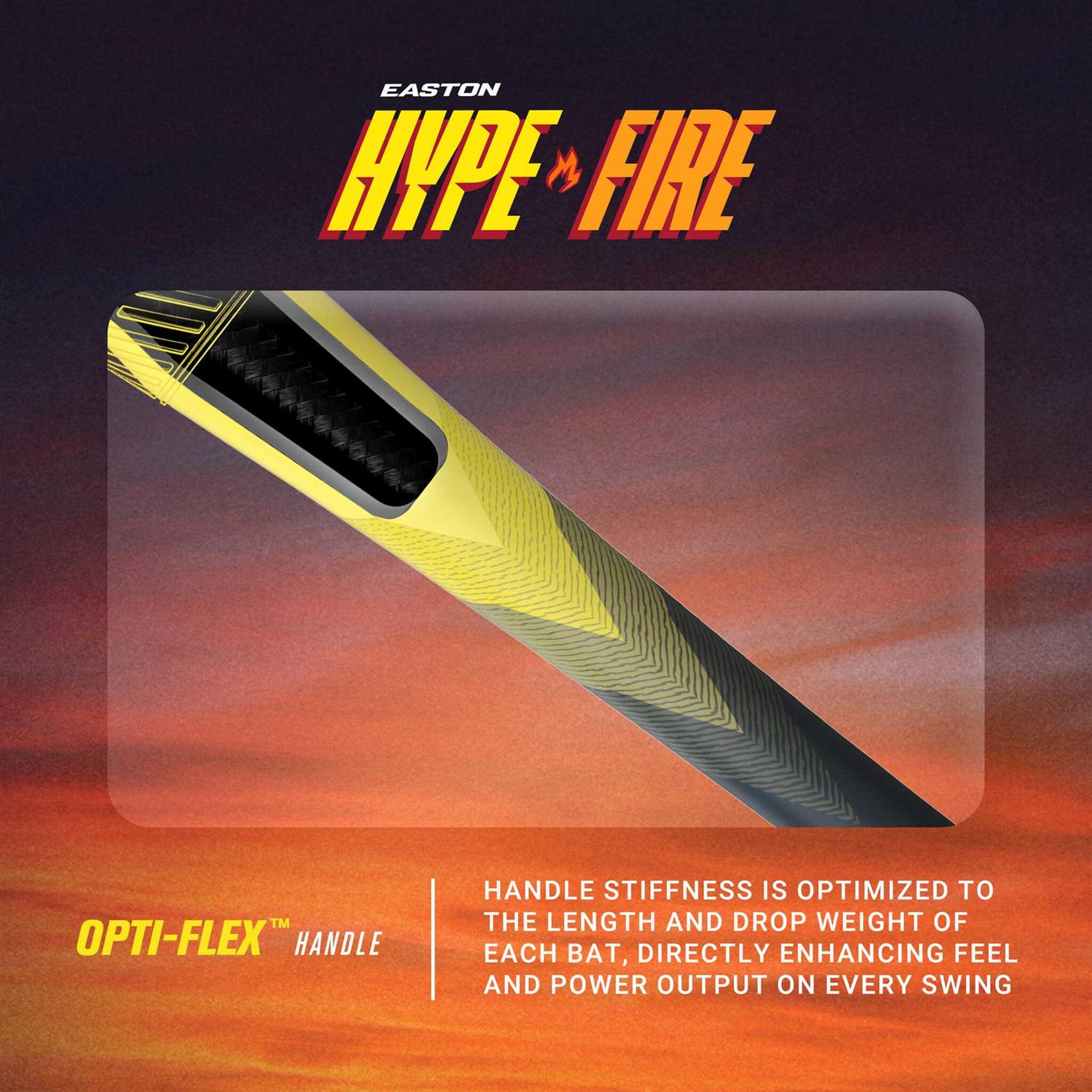 2024 Easton Hype Fire -12 USSSA Junior Big Barrel Baseball Bat - Sports Supplies Online Store