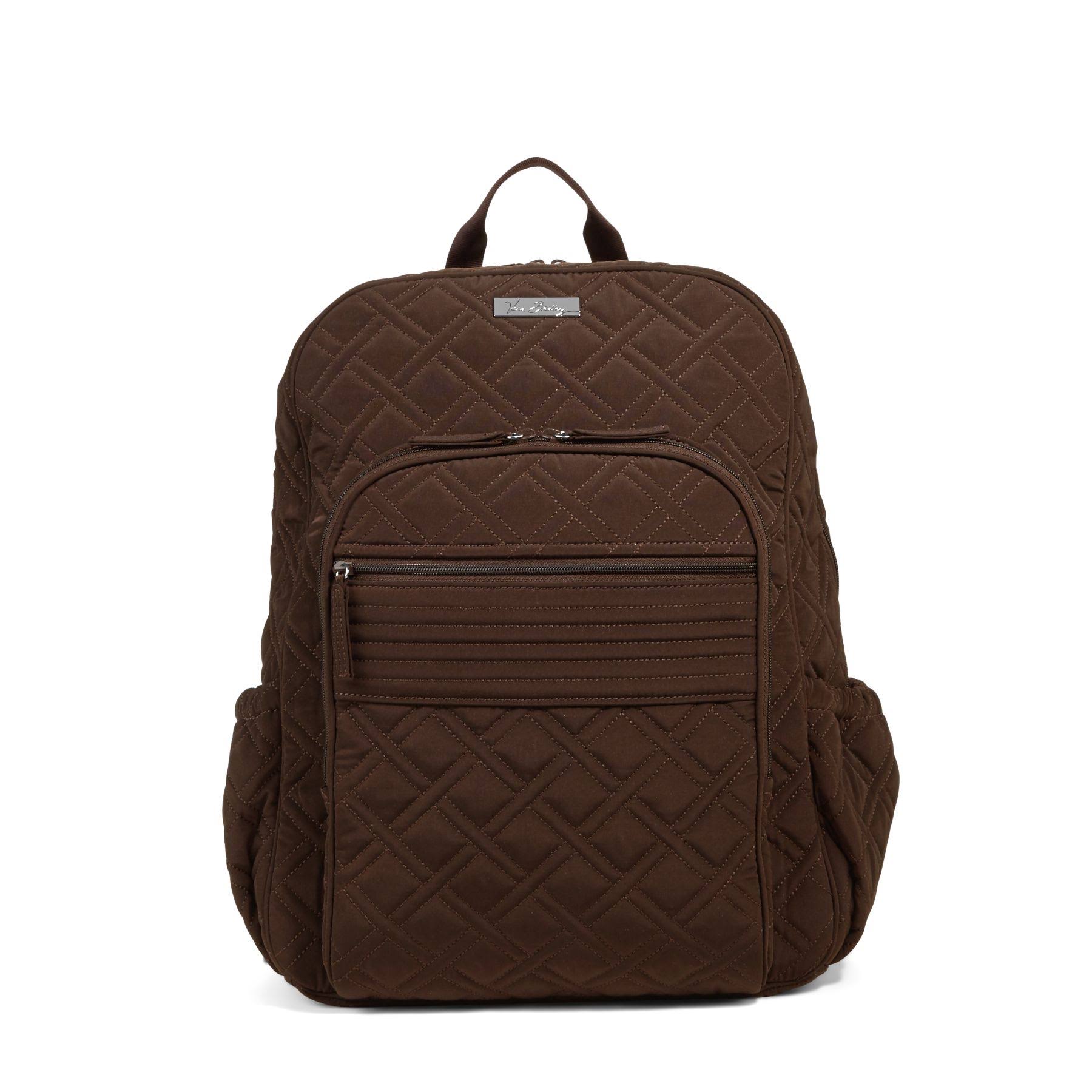 Vera Bradley Campus School Backpack - Espresso