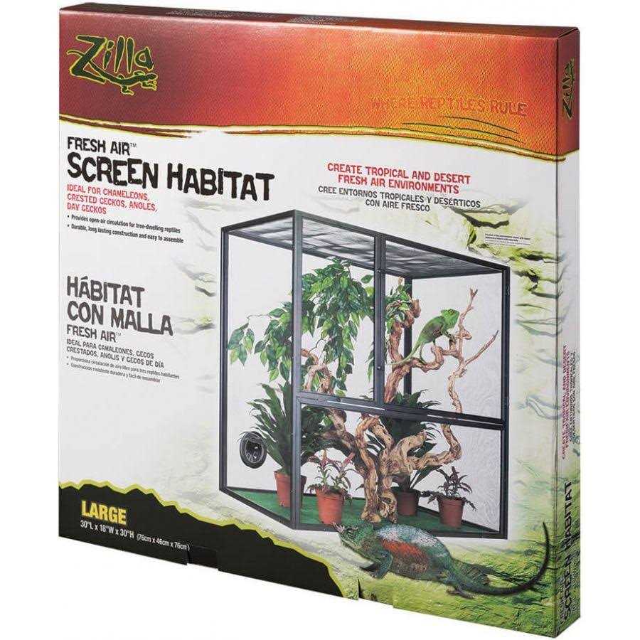 Zilla Fresh Air Screen Habitat - Pet Supplies online store