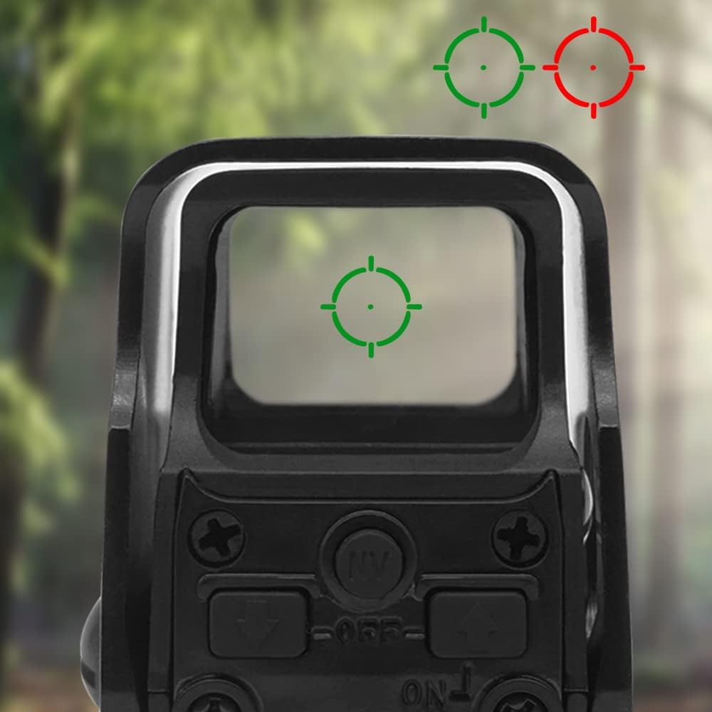551 Metal Holographic Bright Green & Red Dot Sight Scope Pack of 2