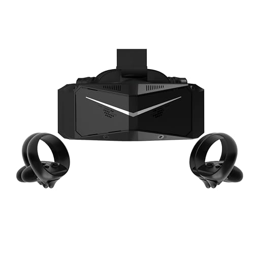 Pimax Crystal Light Prime PCVR Headset - 8K Resolution,QLED Display, Light & Comfortable,High Clarity VR for flight simulator, Compatible with MSFS