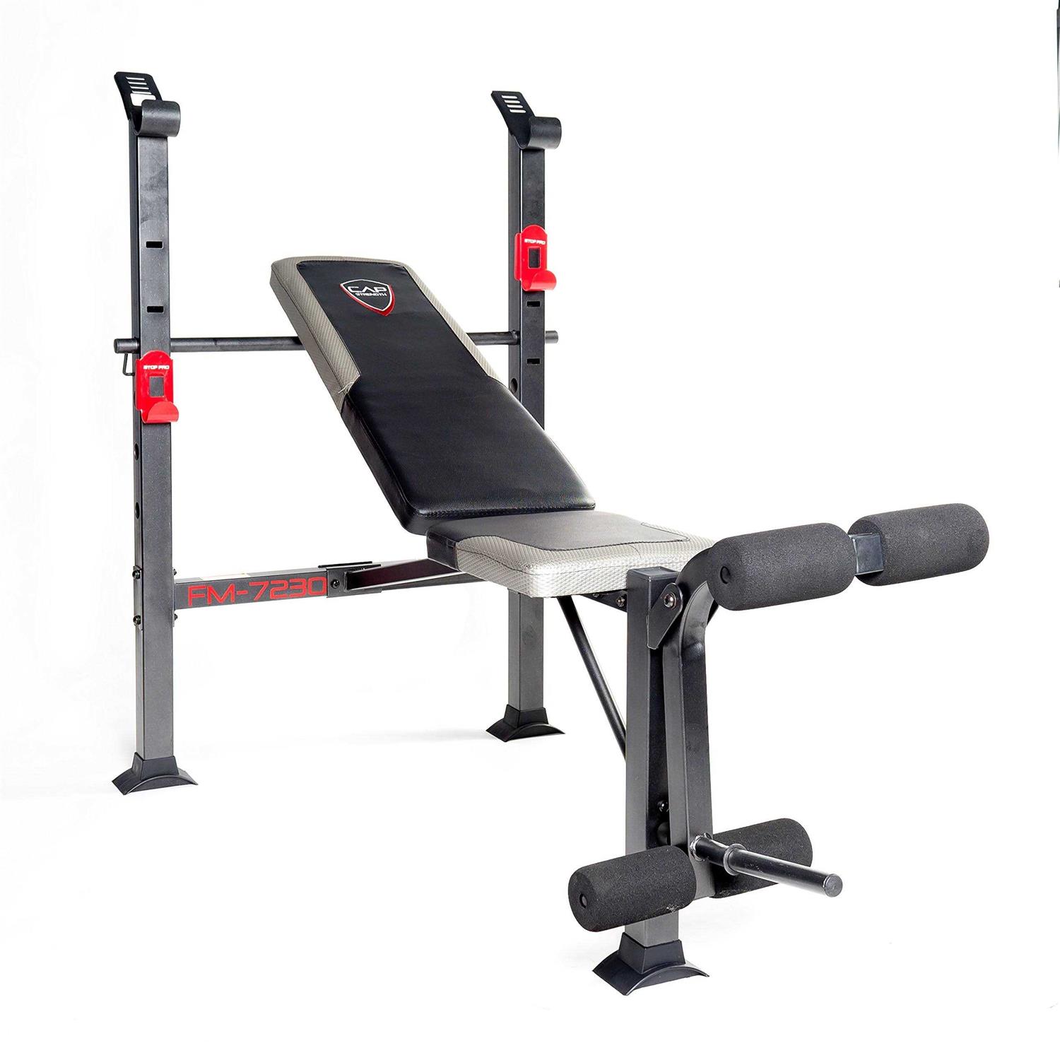 CAP Strength Standard Weight Bench with Leg Developer - Sports Supplies Online Store