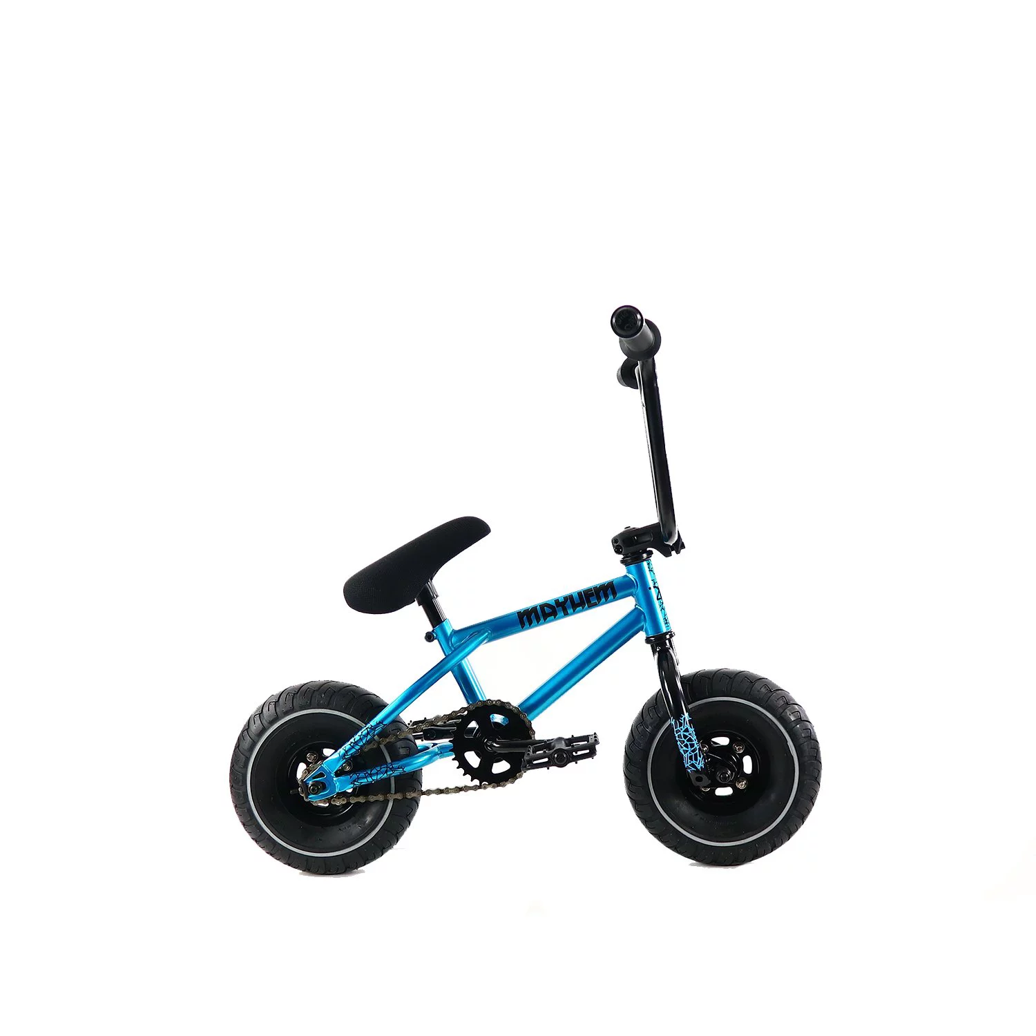 Mayhem Fat Tire Mini BMX RIOT Toxic Green 1 Piece Crank 10 Mini BMX Newest Model Trick Bike