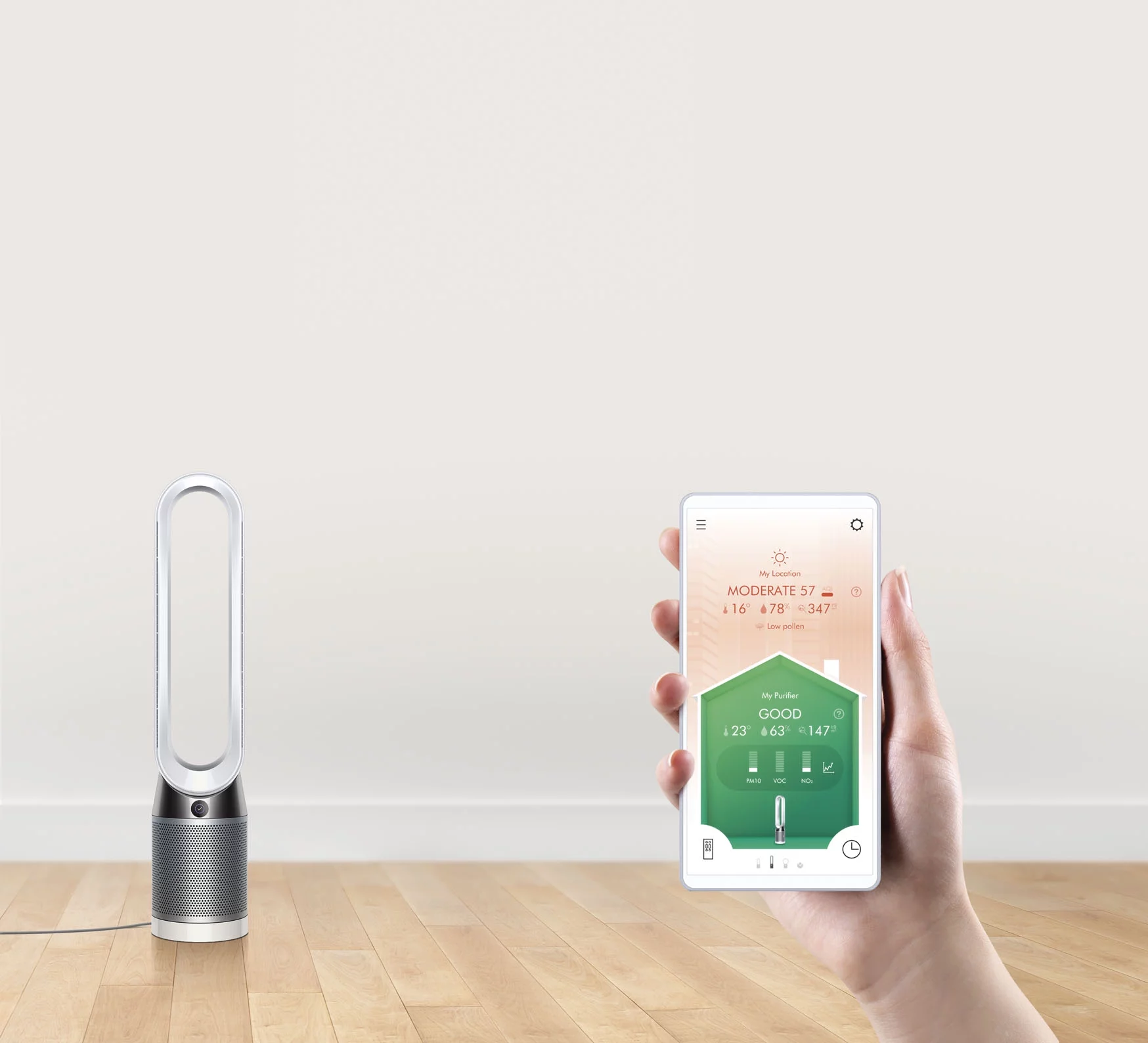 Dyson TP04 Pure Cool Purifying Connected Tower Fan | Black  | Refurbished