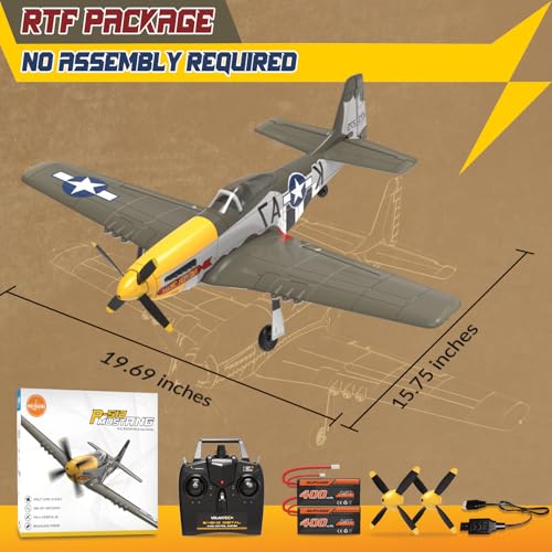 LEAMBE Remote Control Aircraft Plane, RC Plane with 3 Modes for Easy U-Turns and Control for Adults & Kids