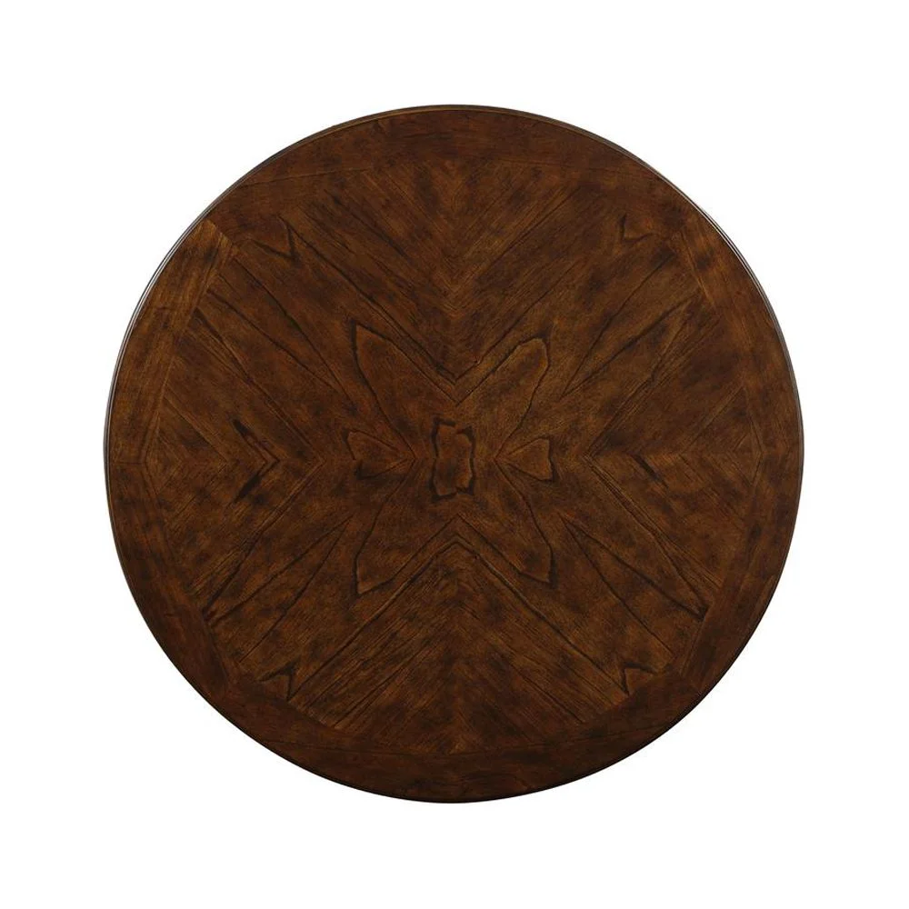 New Classic Furniture Gia 5-Piece Transitional Wood Dining Set in Brown