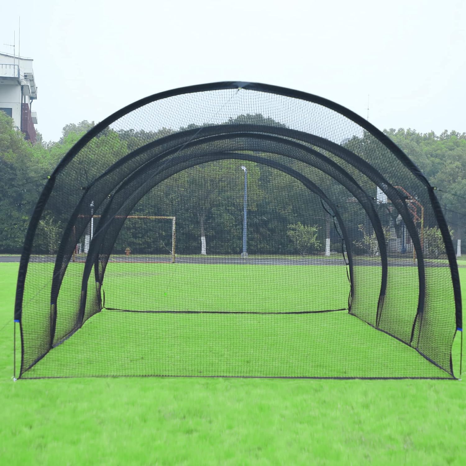 Hitting Cage Net Baseball Batting Cage, Baseball Training Equipment Batting Cage Net, Baseball and Softball Cage Net with Frame and Net