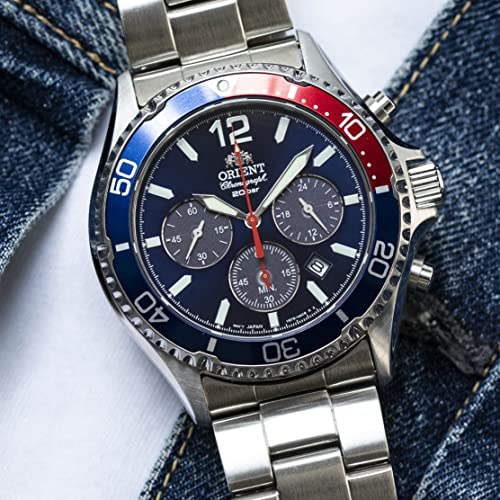Orient Men's Solar Panda Made in Japan Mako マコ Quartz Watch