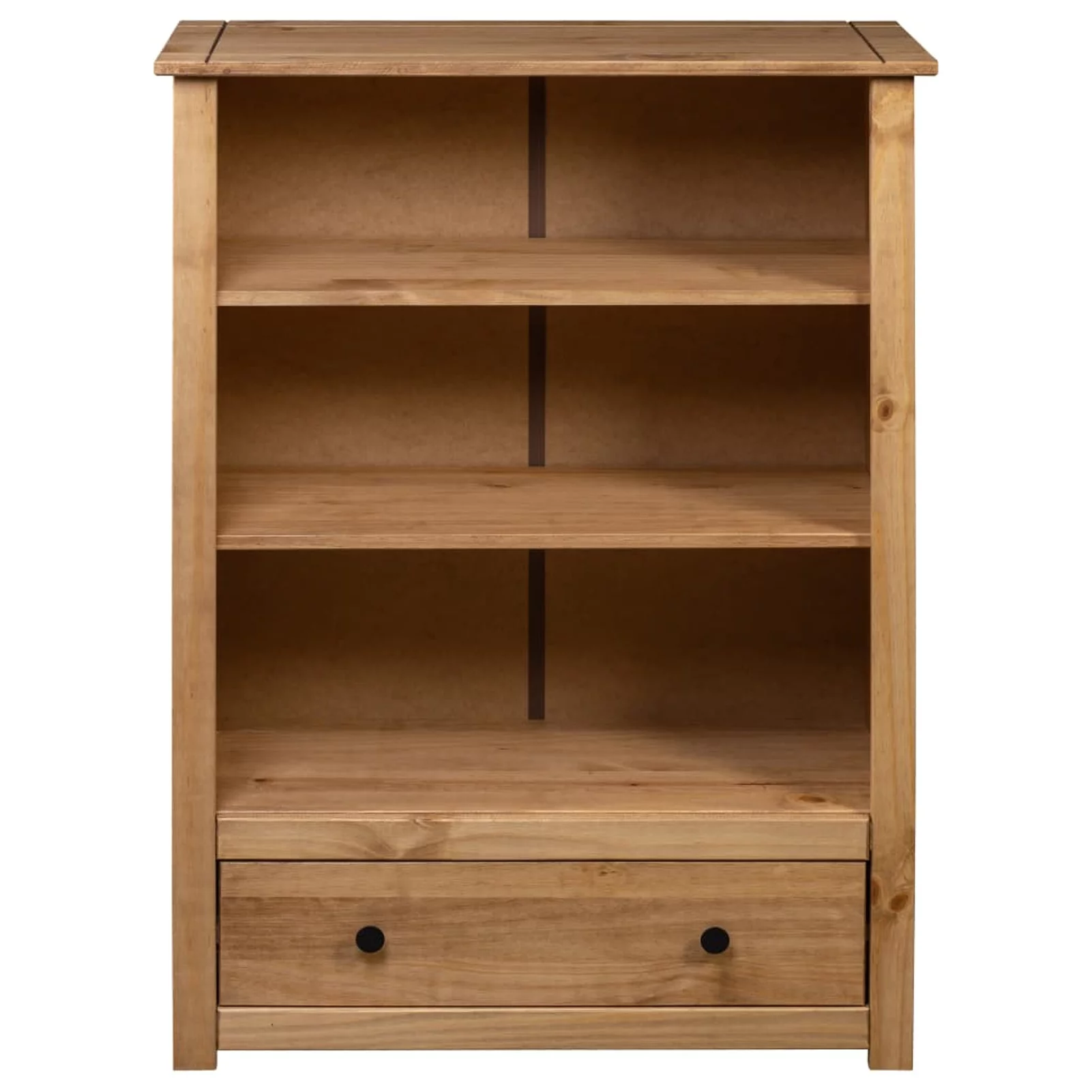 Htovila Bookcase 31.5"x13.8"x43.3" Solid Pine Wood Panama
