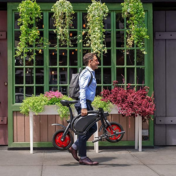 Jetson Electric Bike Bolt Folding Electric Bike, with Pegs &ndash; with LCD Display, Lightweight & Portable with Carrying Handle