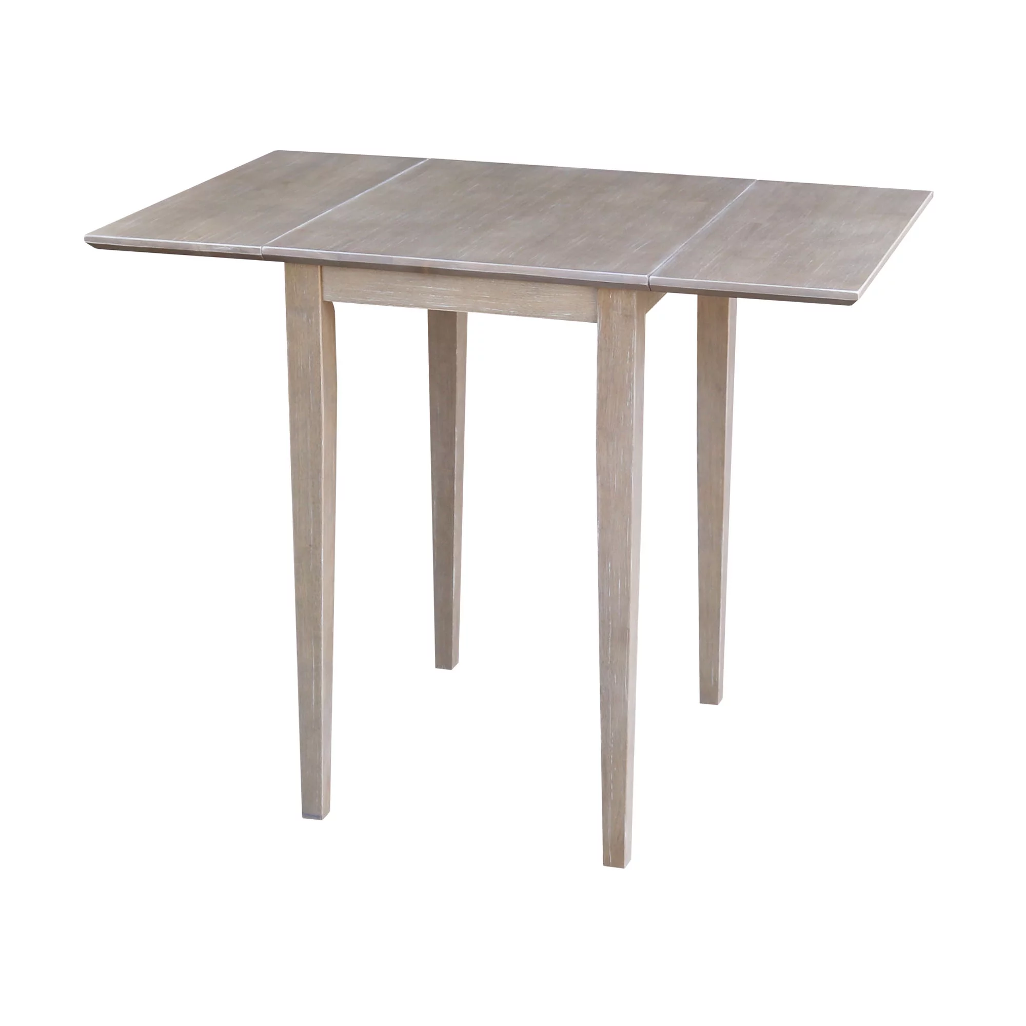 Small Solid Wood Dual Drop Leaf Table with 2 Chairs