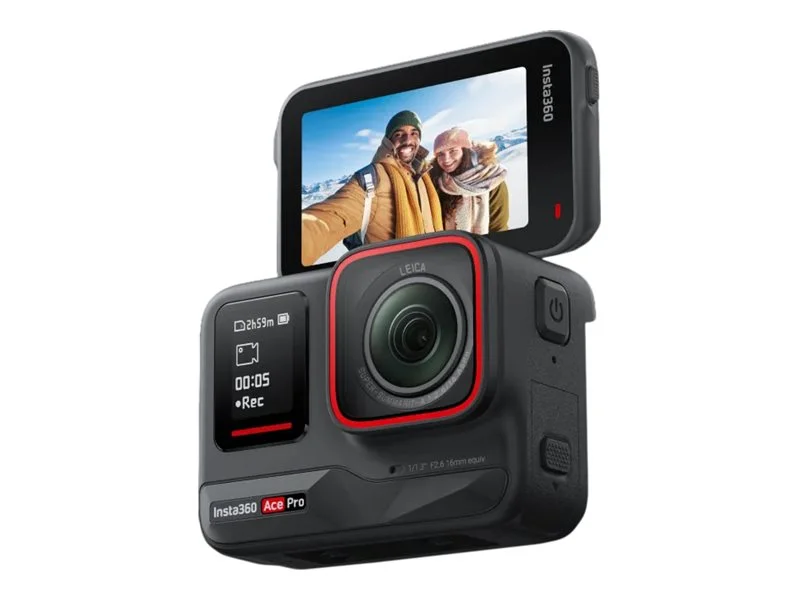 Insta360 Ace Pro - Action camera - 8K / 24 fps - Leica - Wi-Fi, Bluetooth - underwater up to 30ft - black