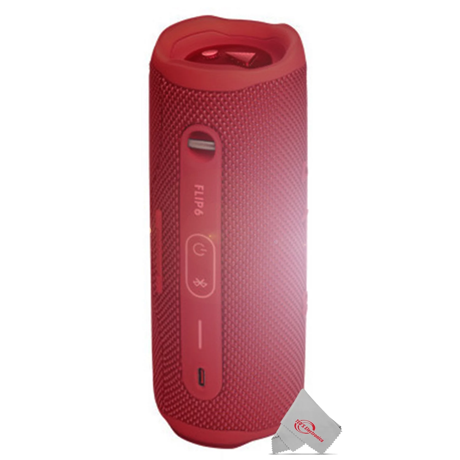 2x JBL FLIP 6 Wireless Portable Waterproof Speaker - Red