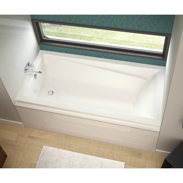 Tub Exhibit 60 x 32 Inch Alcove Whirlpool Right Hand White Acrylic