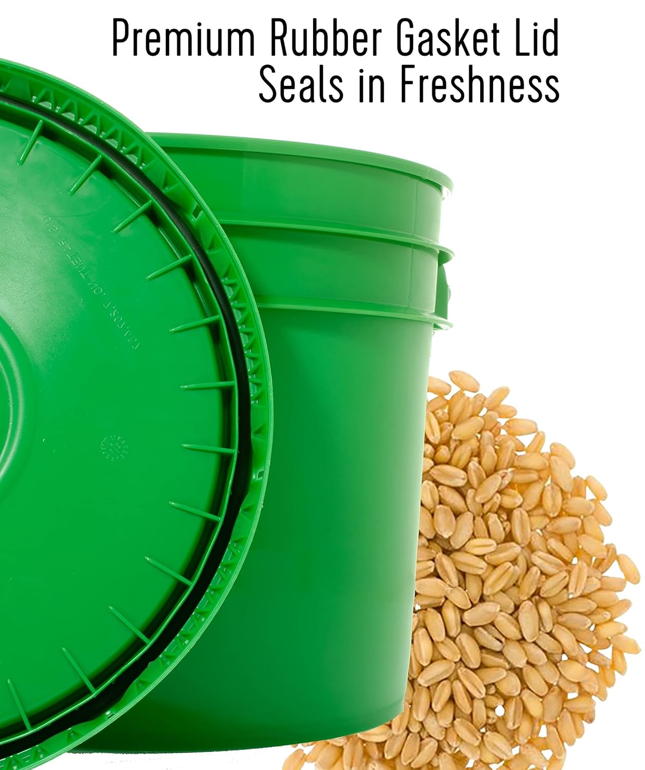 Hard Red Winter Wheat Berries | 25 LBS | Emergency Food Storage Bucket | Non-GMO | Grown on Our Family Farm | Bulk