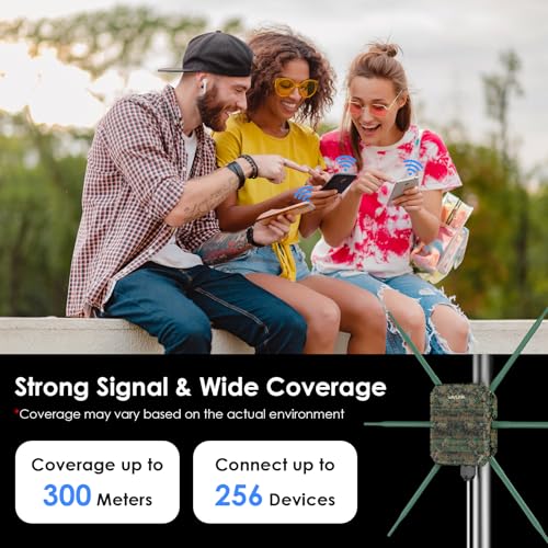 WAVLINK AX3000 WiFi 6 Outdoor WiFi Extender with PoE, 2025 New Model Dual Band 2.4G+5G Long Range Outdoor Wireless Repeater