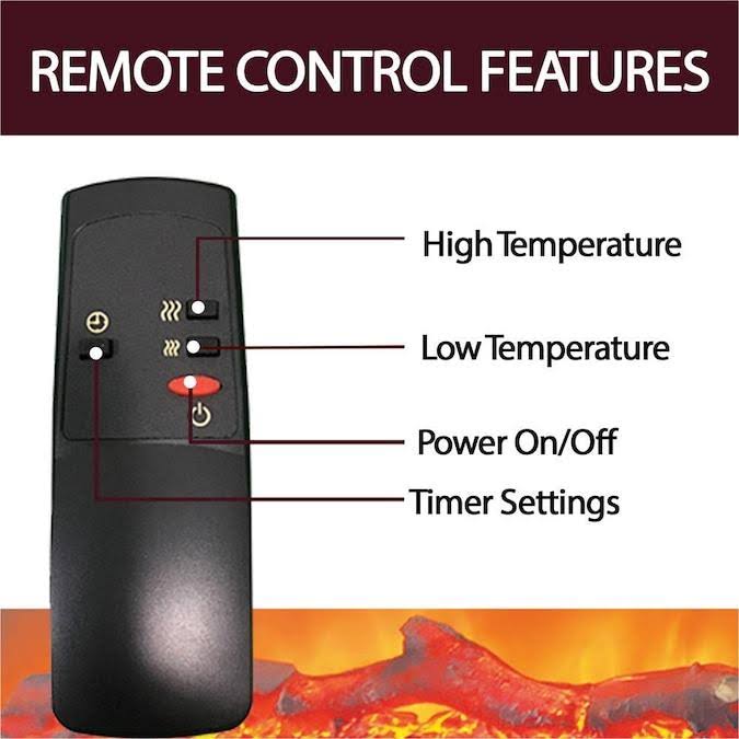 Cambridge 28-in. Freestanding 5116 BTU Electric Fireplace Insert with Remote Control
