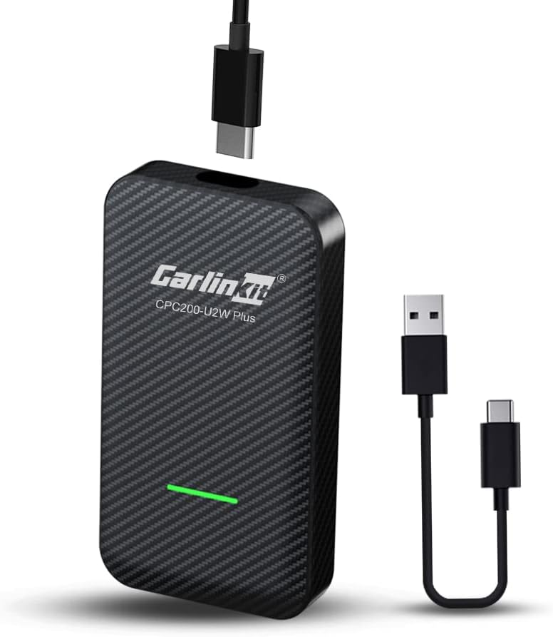 CarlinKit 3.0 Wireless CarPlay Adapter Compatible with 98% Cars with Built-in Wired CarPlay