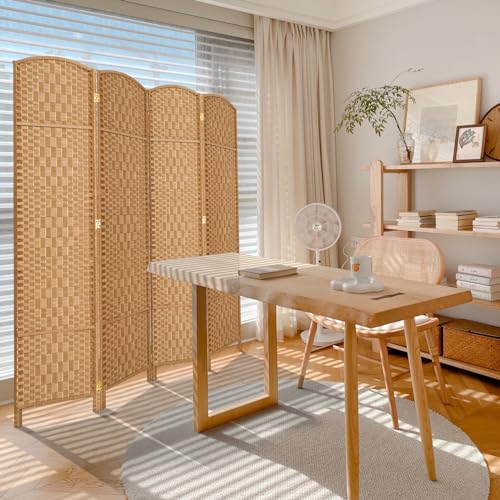 Room Divider, Room Dividers and Folding Privacy Screens, 16in Privacy Screen, 6 Panel Temporary Wall Partitions, 6ft Space Separation Panel Screen