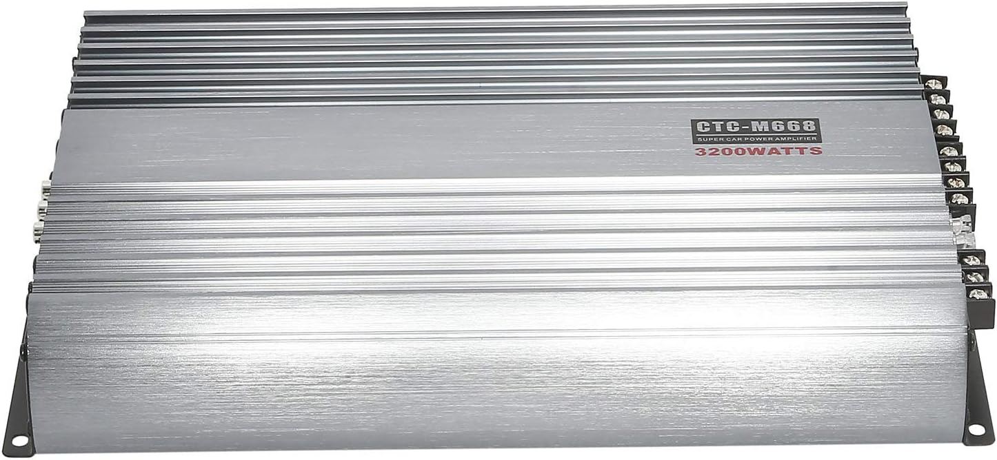 3200W 12V 4 Channel Car Amplifier Stereo Power Amp Audio 4CH Bass Sub Woofer