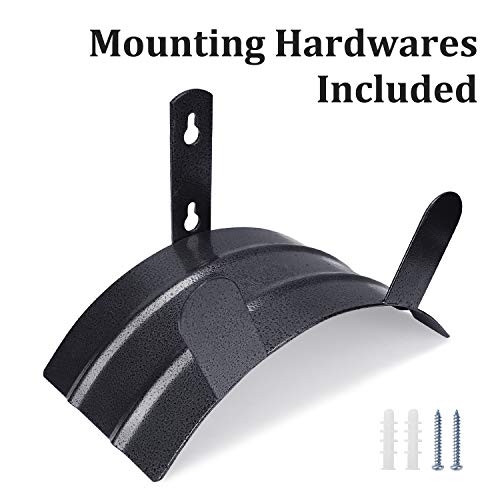 Deluxe Wall Mount Garden Hose Hanger Duty Metal Hose Holder Easily Holds 125 3/4’’ Hose