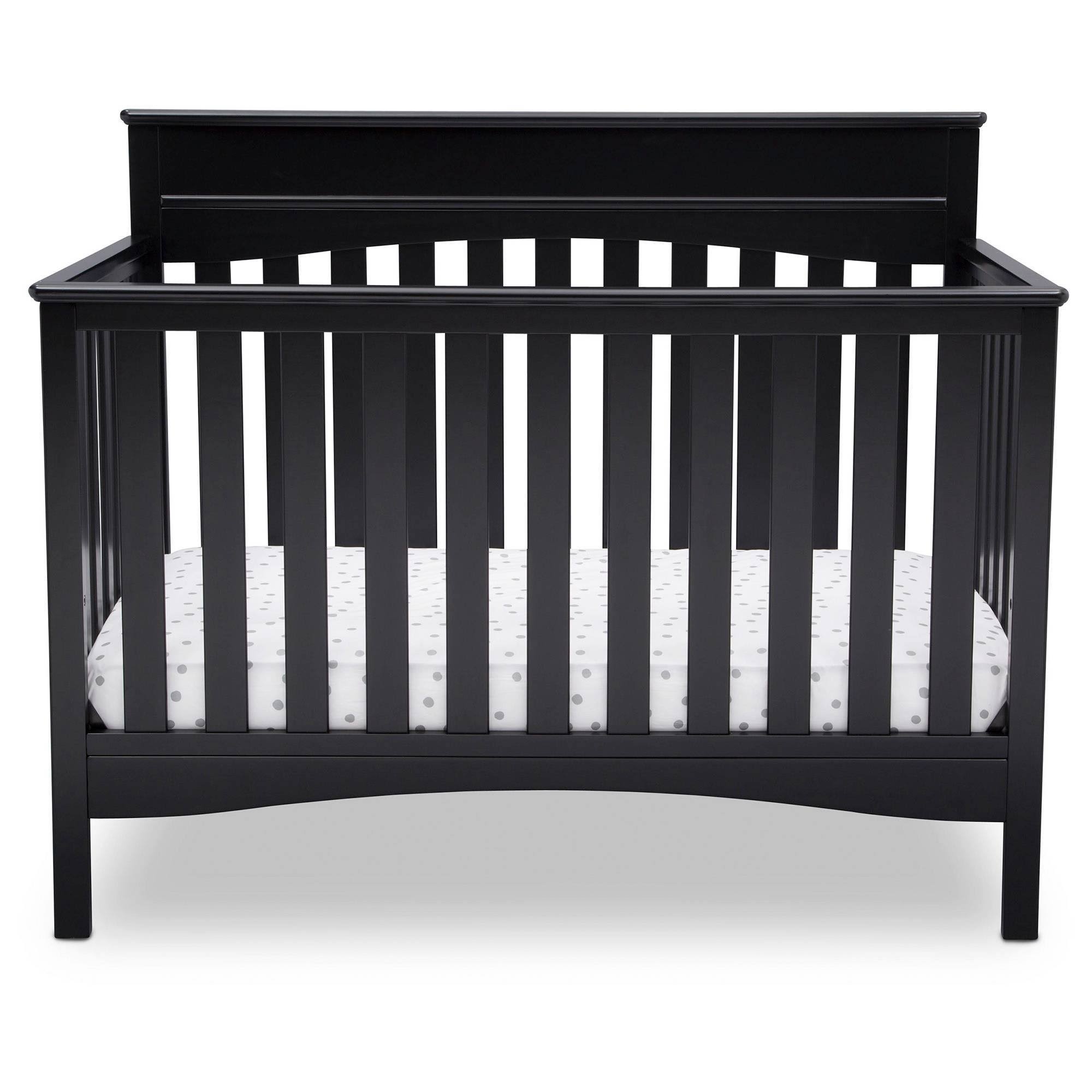 Delta Children Skylar 4-in-1 Convertible Crib - Black