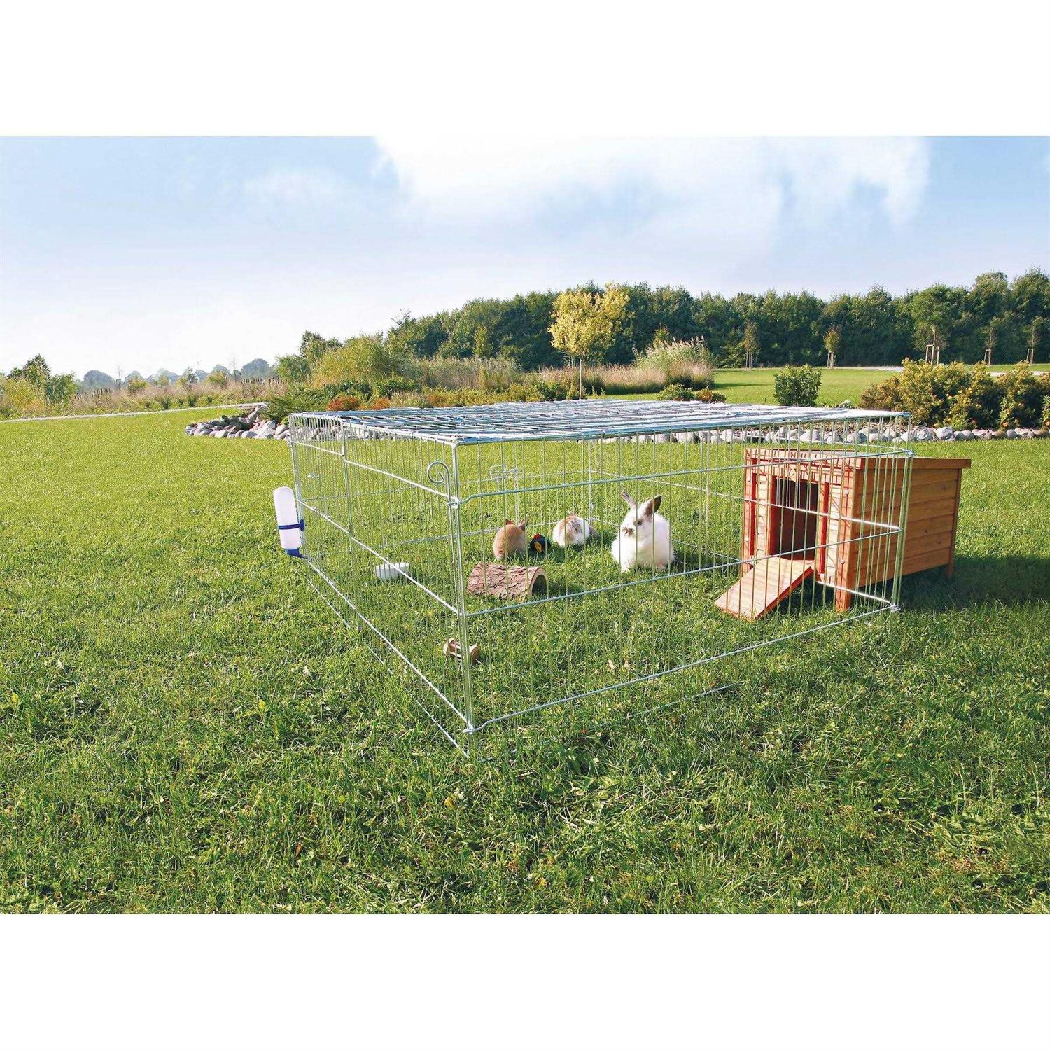 TRIXIE Natura Portable Outdoor Rabbit Cage - Pet Supplies online store