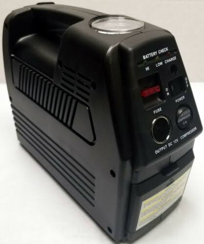 Campbell Hausfeld Rechargeable Inflator u0026 Power Supply, 12 V