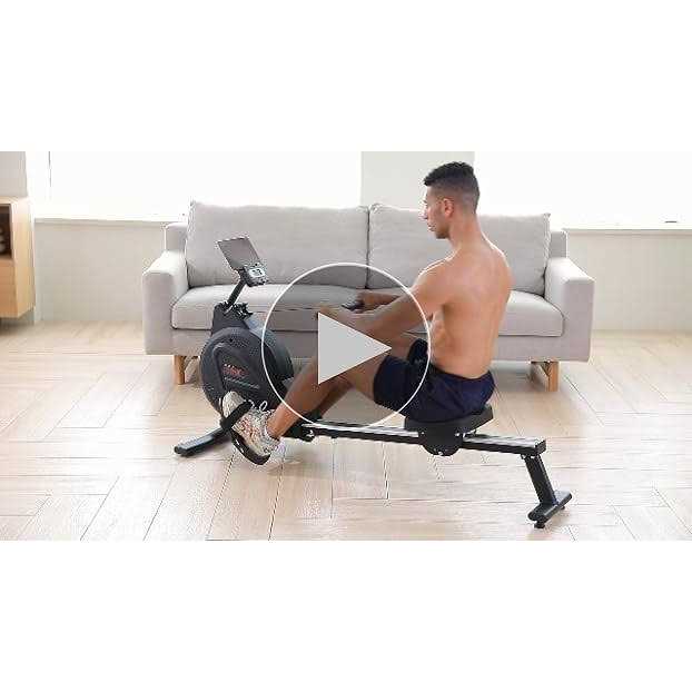 Rowing Machine, Dripex Magnetic Rower with Aluminum Slide Rail, Lcd Monitor, Rowing Machine For Home Use And Cardio - Sports Supplies Online Store