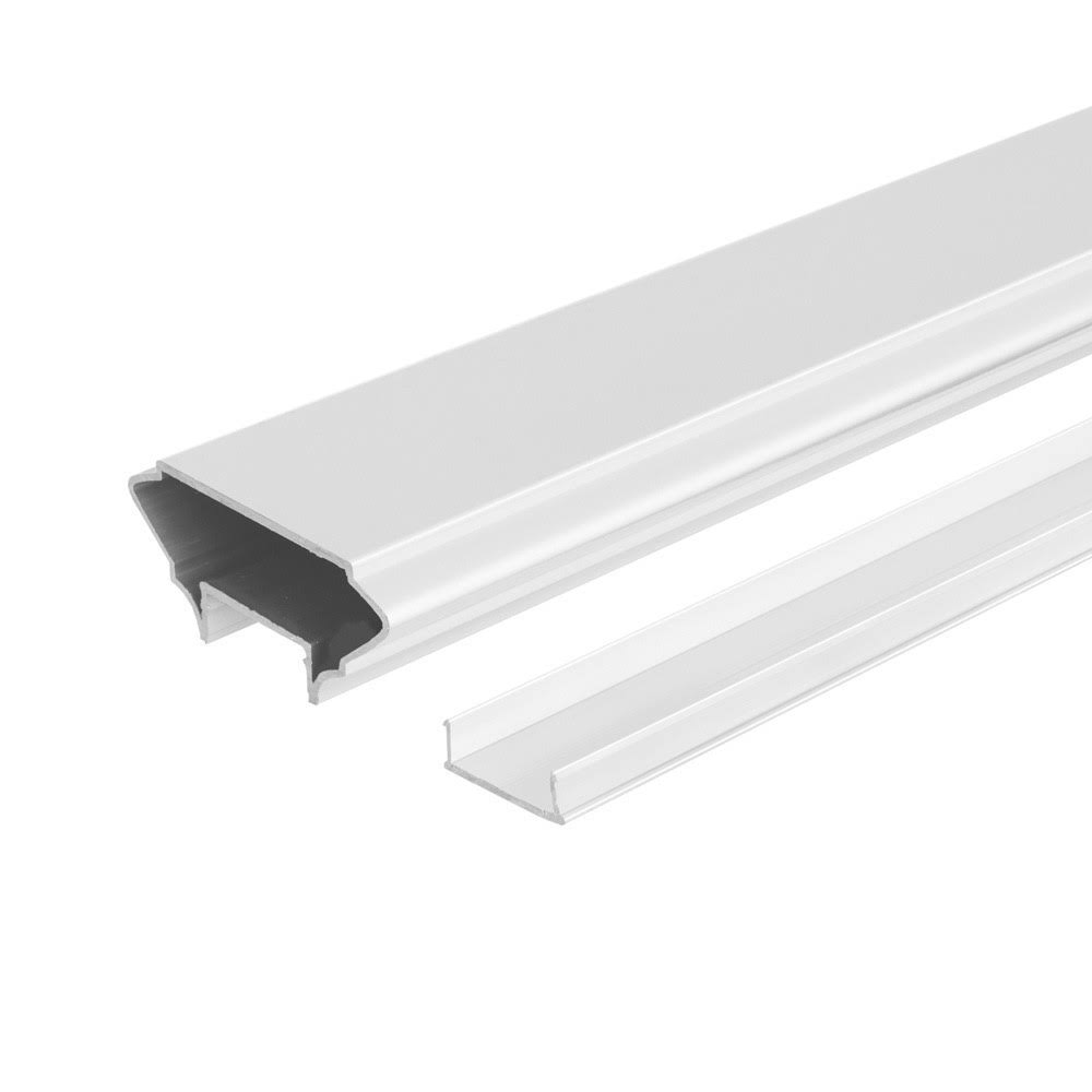 Deckorators ALX Pro 2x4 Aluminum Cap Rail Kit - White - 8 ft