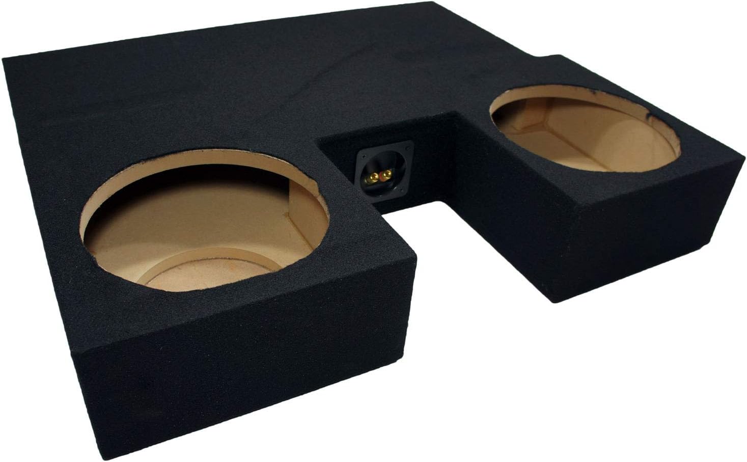 Compatible with Toyota Tundra 07-12 Double Cab Truck Dual 10 Kicker C10 Subwoofer Sub Box Enclosure 600 Watts Peak
