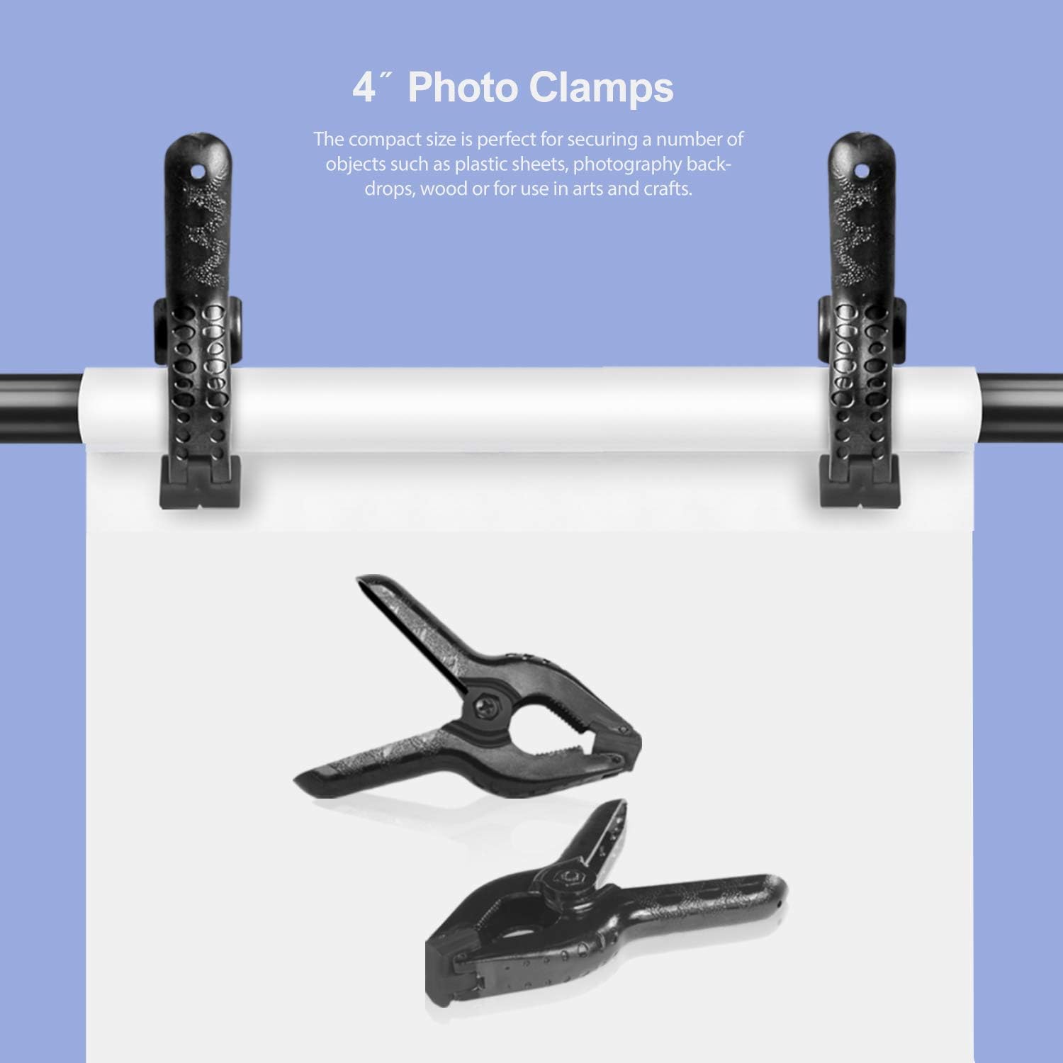LimoStudio, AGG412, Photography Continuous Umbrella Studio Lighting Kit with 10 ft. Backdrop Stand and 6 x 9 ft. Green Background Screen, Carry Bag