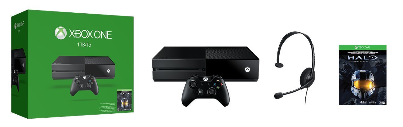 Xbox One 1TB Console - Halo: The Master Chief Collection Bundle - Radiant Selections