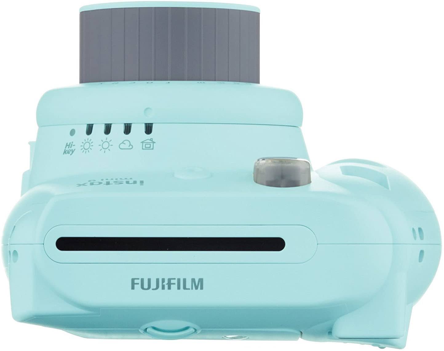 Fujifilm Instax Mini 9 Instant Film Camera - Ice Blue - includes Bundle with Case and Film