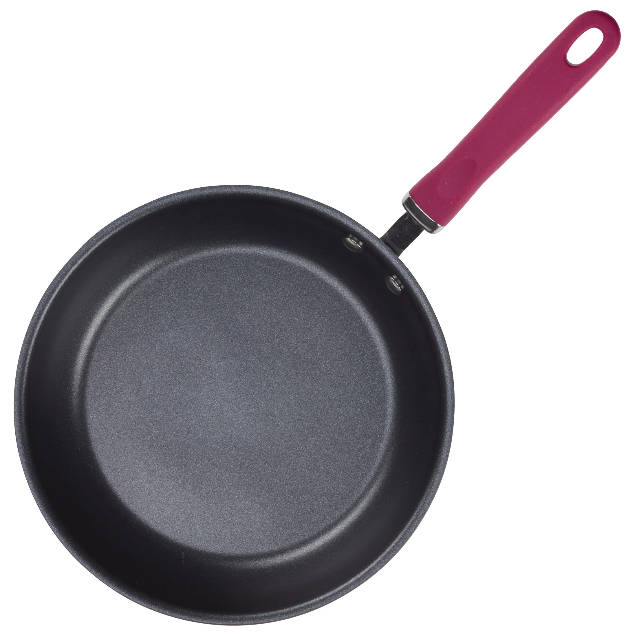 Rachael Ray Create Delicious 11 Piece Nonstick Pots and Pans Set, Burgundy Handles