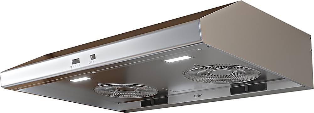 Zephyr Cyclone 30x22 Black Stainless Steel Under Cabinet Range Hood-AK6500CBS
