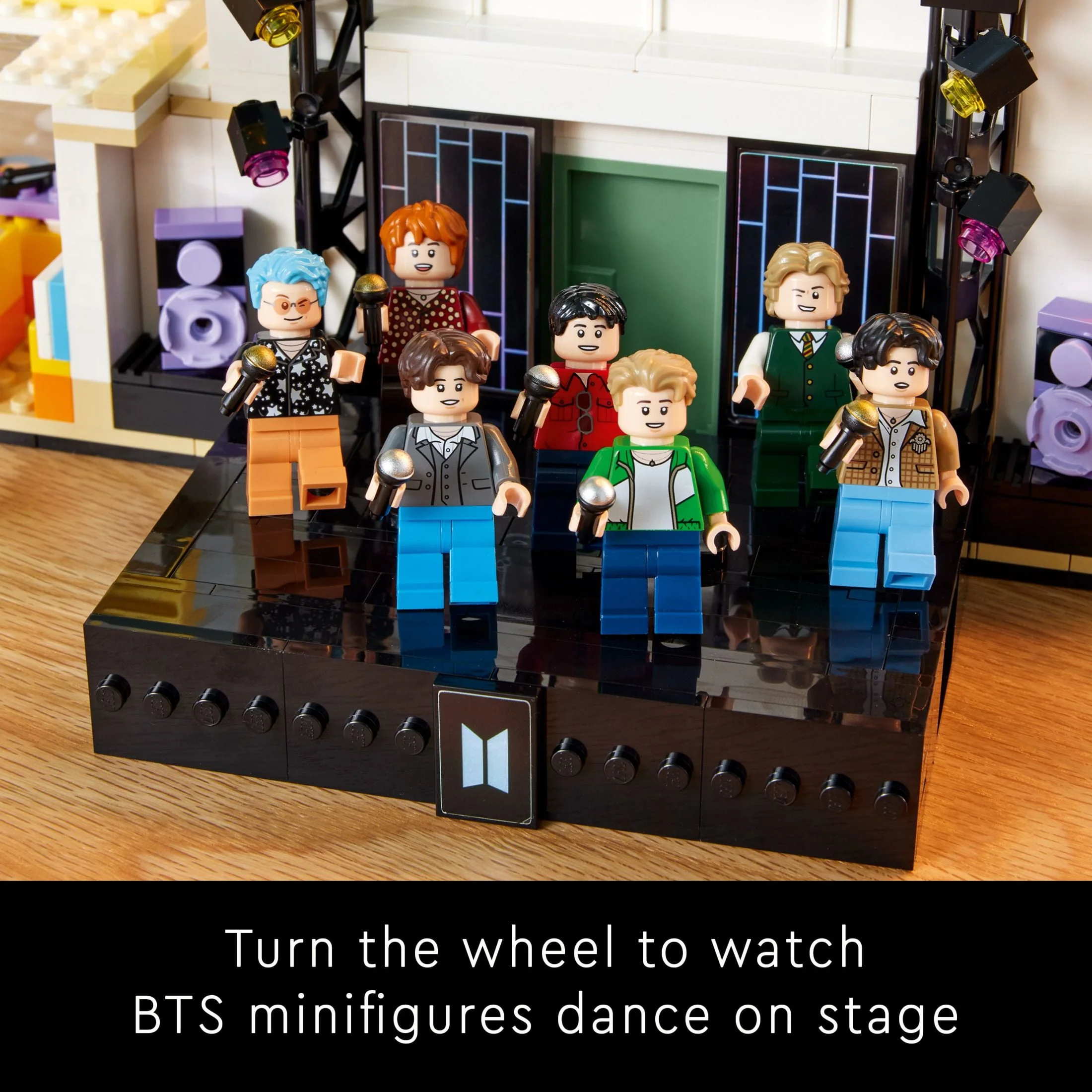 LEGO Ideas BTS Dynamite 21339 Model Kit for Adults, Gift Idea for BTS Fun with 7 Minifigures of the Famous K-pop Band, Features RM, Jin, SUGA, j-hope