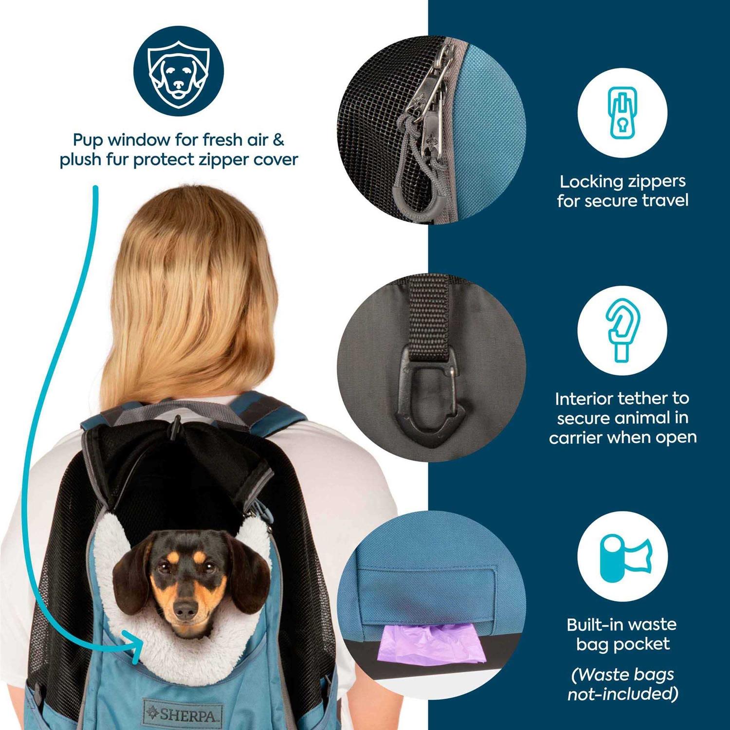 Sherpa Elevation Pet Backpack for Cats &amp; Dogs - Pet Supplies online store