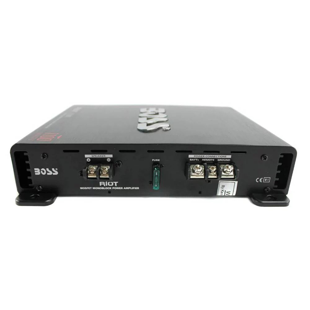 MTX TNE212D 12" 1200W Dual Loaded Car Subwoofer and Boss 1100W Amplifier w/ Kit